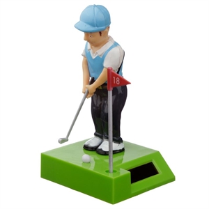 Solcelle figur Golfspiller h:12cm